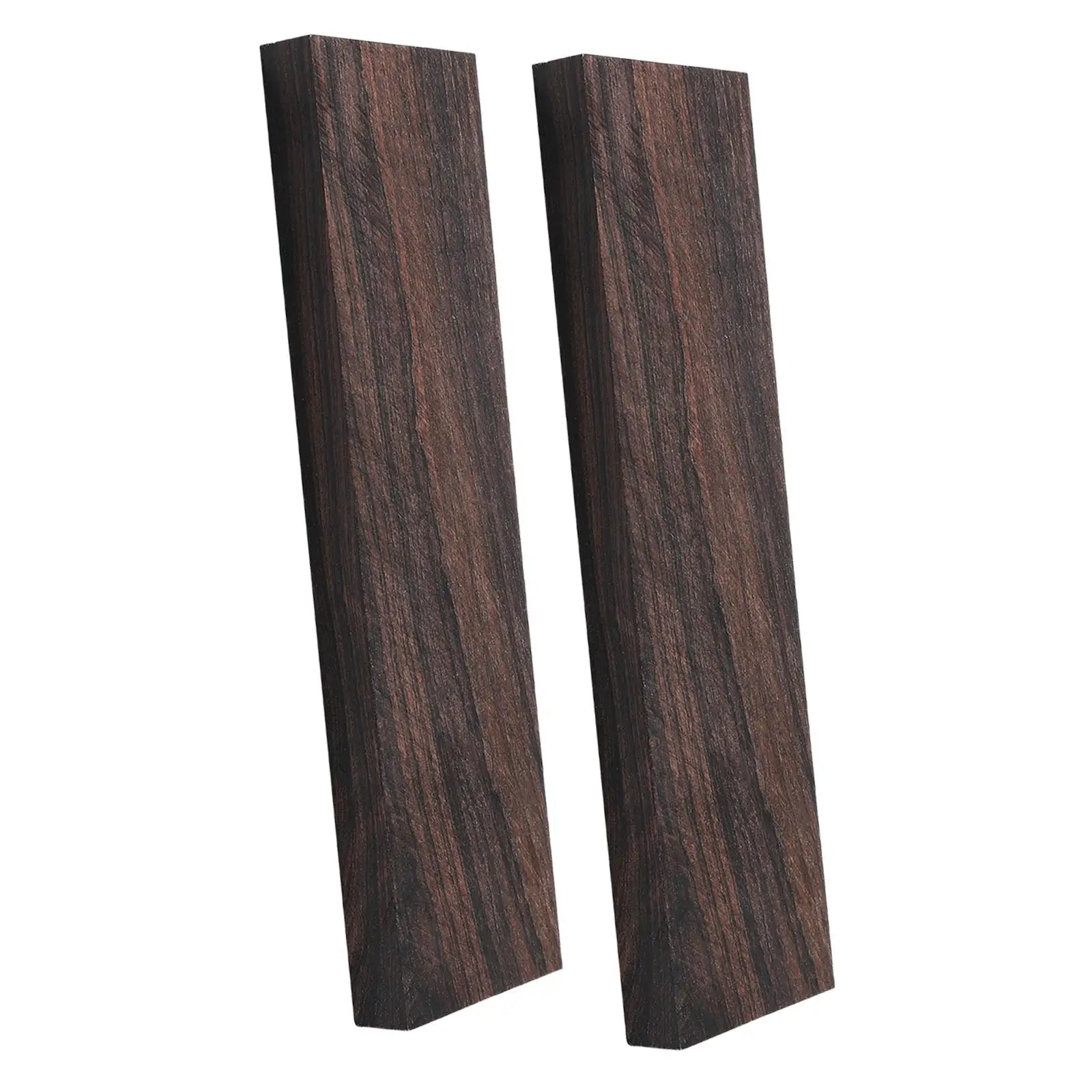 Blackwood Lumber Wood Blank Fade Resistant Plate Hardwood Material for DIY Guitar Bridge Music Instrument Electric Guitar Crafts Zpaxo 2 pc