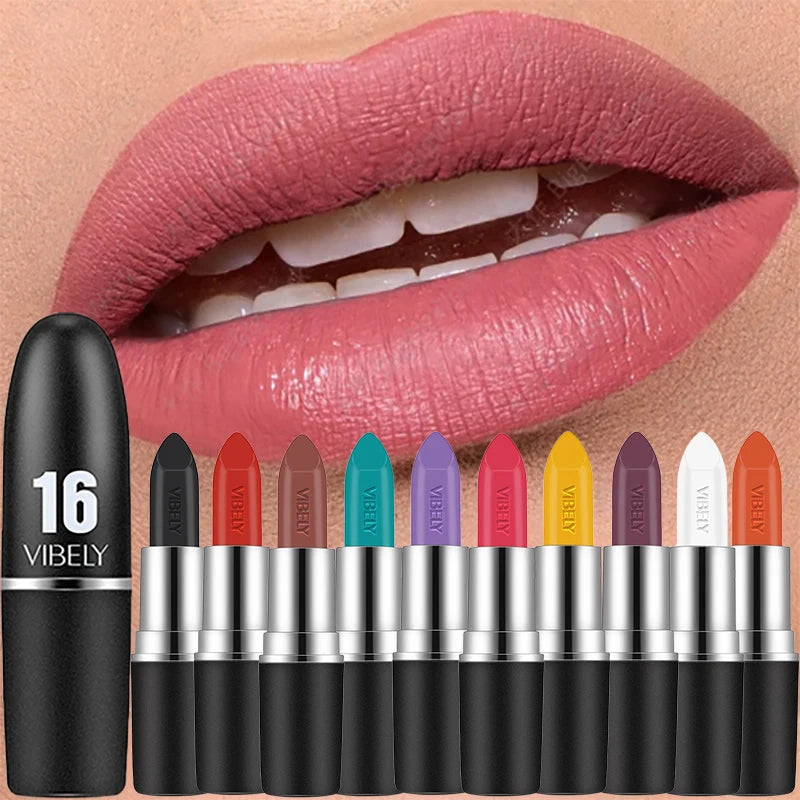 Frosted Sexy Lipstick 29 Matte Velvet Waterproof Lip Stick Non-fading Zpaxo