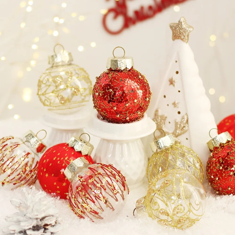 25-Pack 6CM Christmas Ball Ornaments – Festive Tree Decor Christmas Ball Ornaments Zpaxo