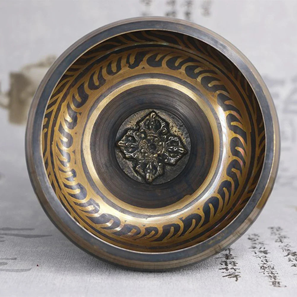 Tibetan Chime Singing Bowl Striker Handmade Buddha Yoga Meditation