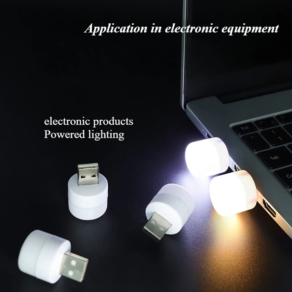 Mini USB LED Book Light – Warm White Eye-Care Night Lamp USB LED Book Light Zpaxo