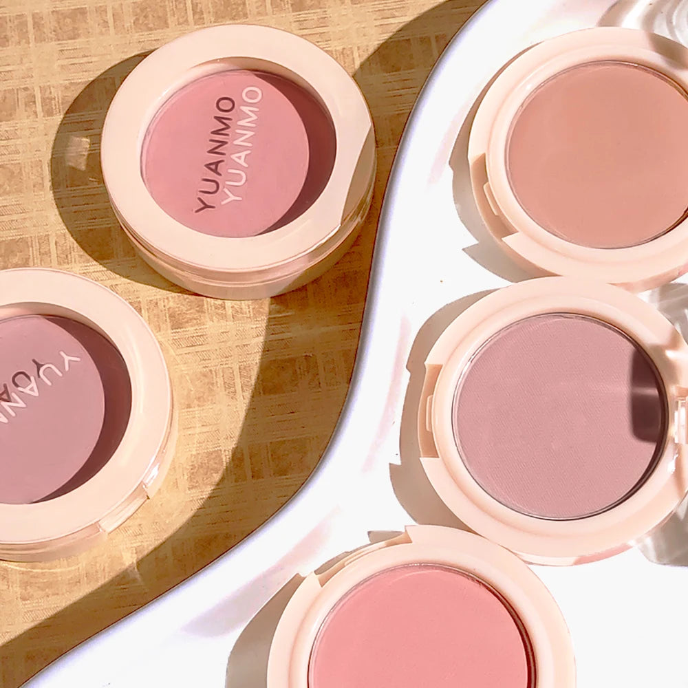 Single-color blush contour cream: Soft mist multi-color suitable for all makeup styles Cheek Blusher Powder Makeup Zpaxo