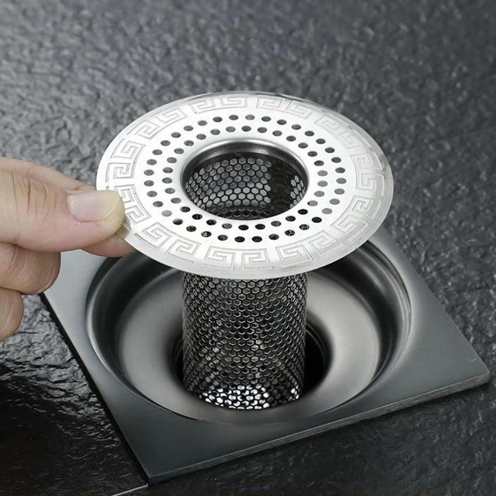 Sink Strainer Floor Drain Filter Stainless Steel Mesh Kitchen Sink Filter Bathtub Hair Catcher Stoper Anti-clog Shower Net Zpaxo