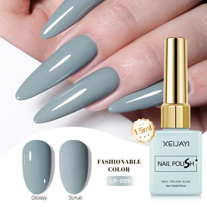 Colored Nail Varnish Gel 60 Colors Gloss Matte Ice-clear Nails Polish