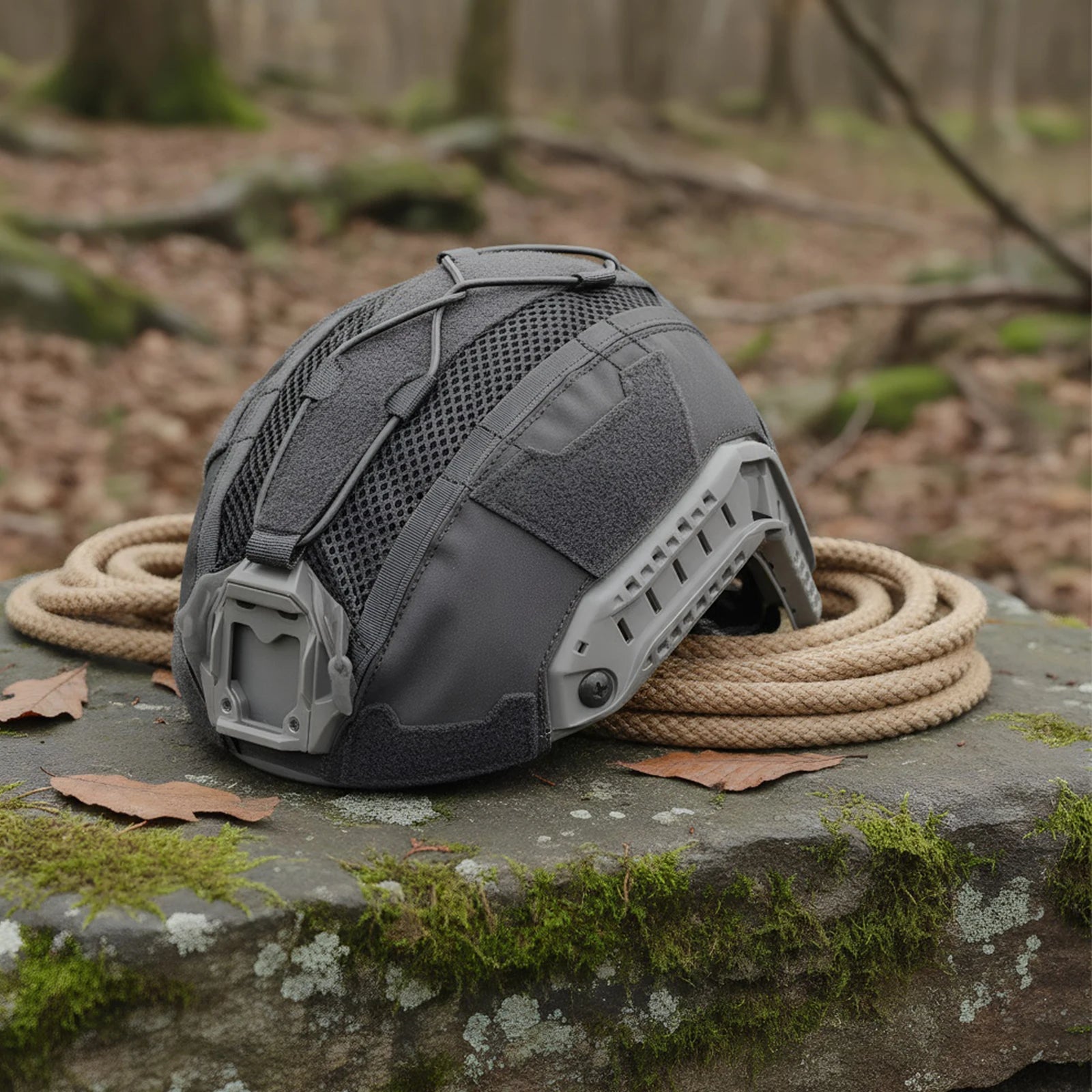 WOSPORT FAST SF Airsoft Paintball Helmet Cover Elastic Fixed Cord