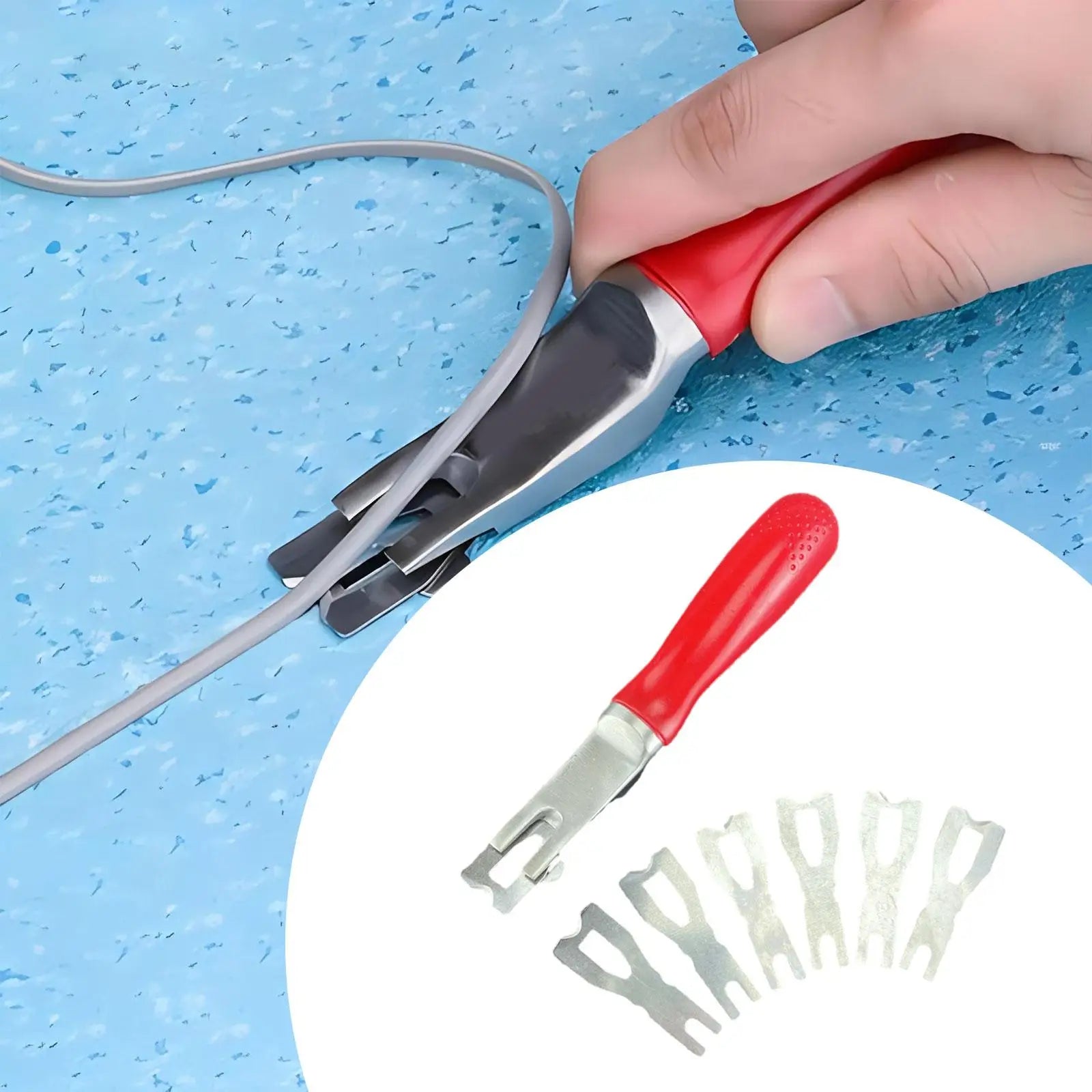 Flooring Welding PVC Tool Set Durable Scraper Floor Carpet Versatile Trimmer Easy to Use Plastic Wire Leveling Skiving Tool Zpaxo Style A