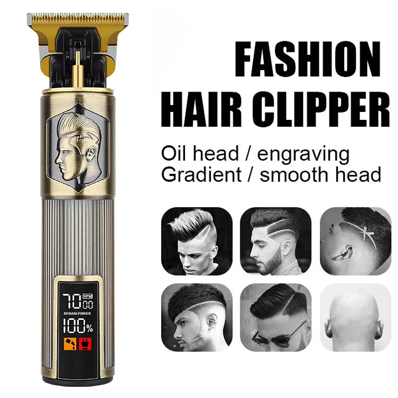 Cordless USB Hair Clipper & Beard Trimmer for Men – Professional Hair Clipper Trimmer Zpaxo