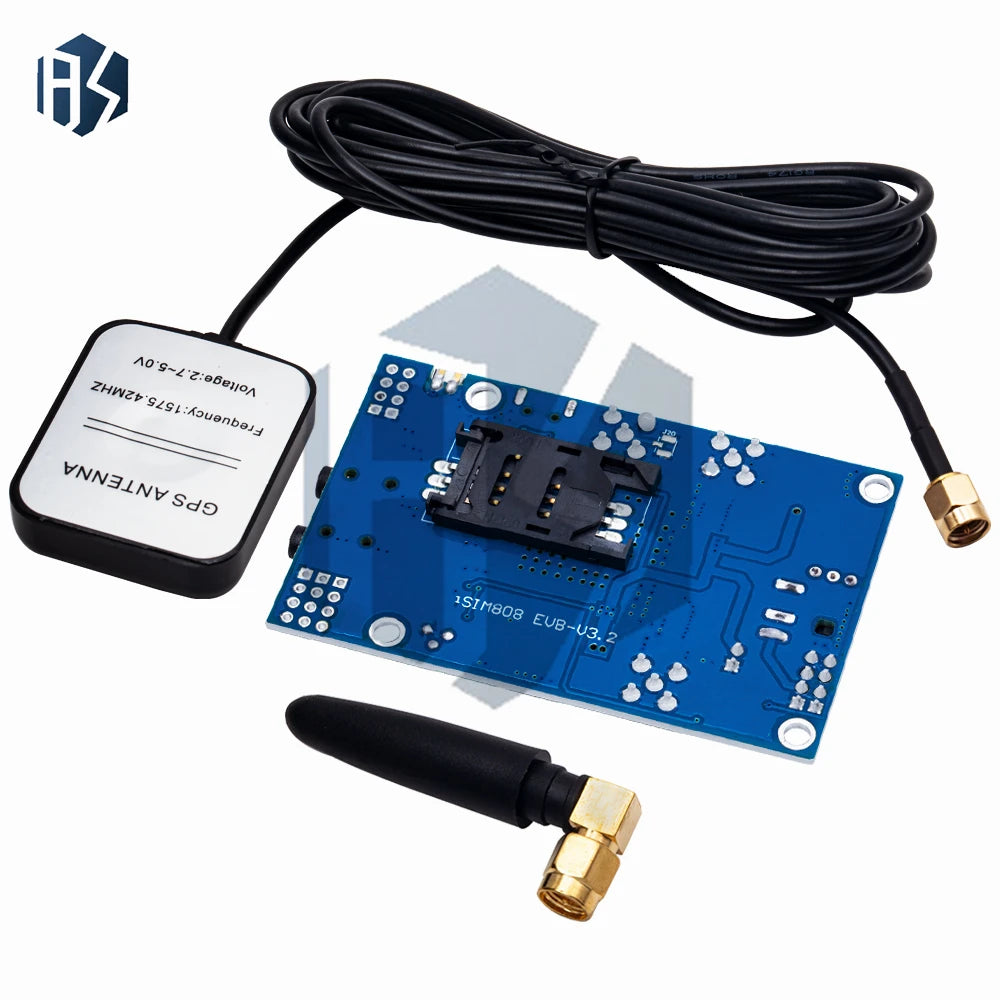 SIM808 GSM GPRS GPS Development Board Quad-band Global Coverage IPX Zpaxo
