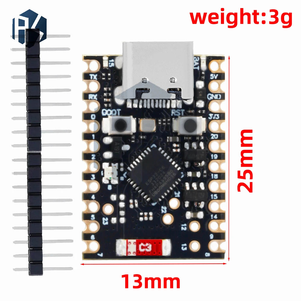 ESP32-C6 SuperMini Development Board Microcontroller Programming Learning Controller Core Board Zpaxo
