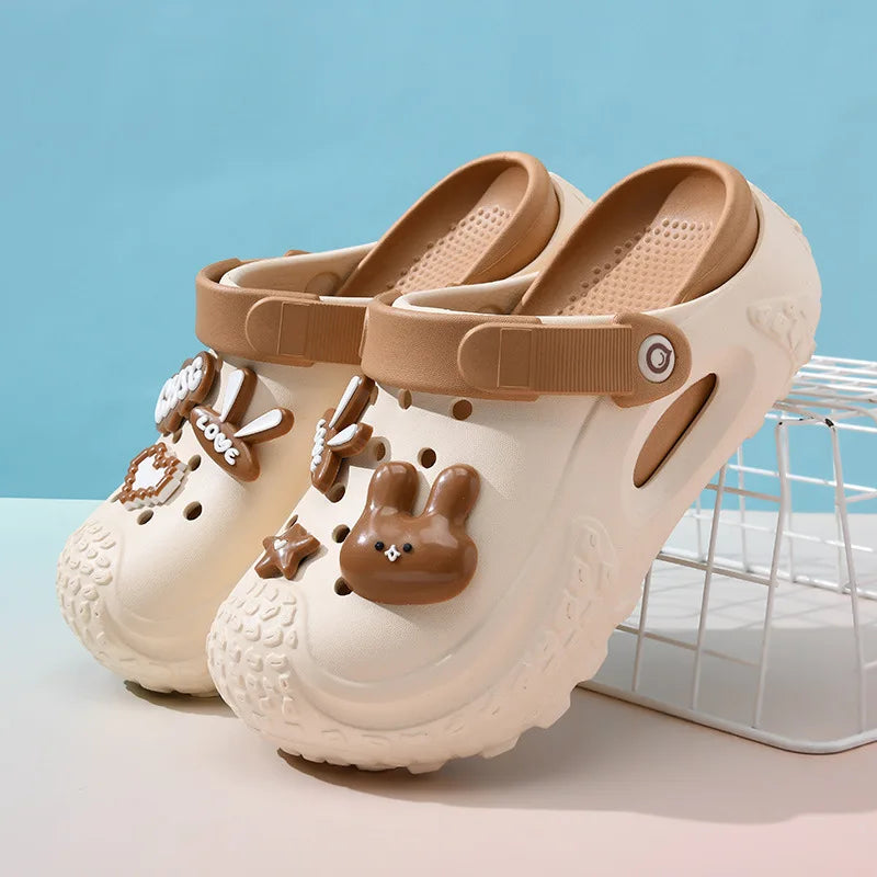 Women Clogs 2025 Arrival Soft EVA Thick Platform Slippers Comfortable