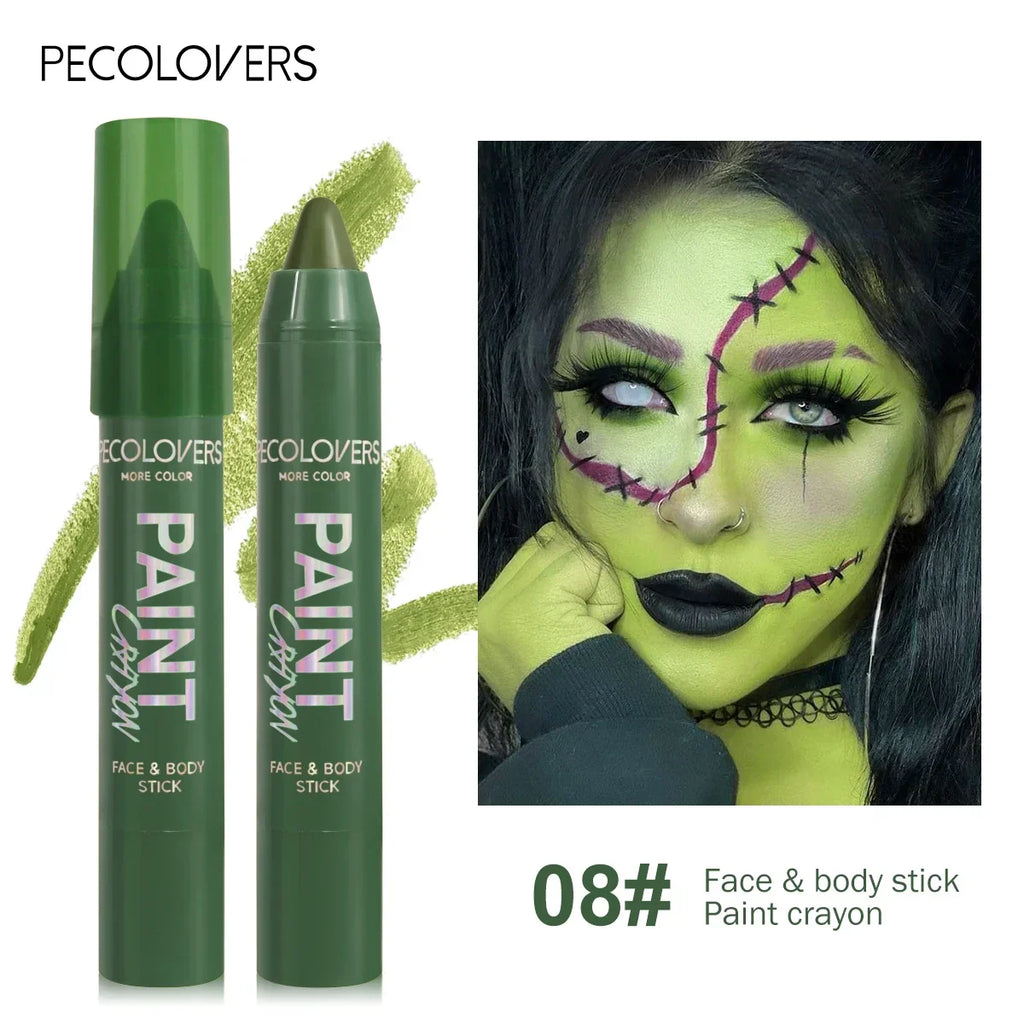 1PC Vibrant Facial Paint Sticks – High Pigment, Stackable, Long-lasting, Suitable for Easter Makeup, Easy to Use Zpaxo 08