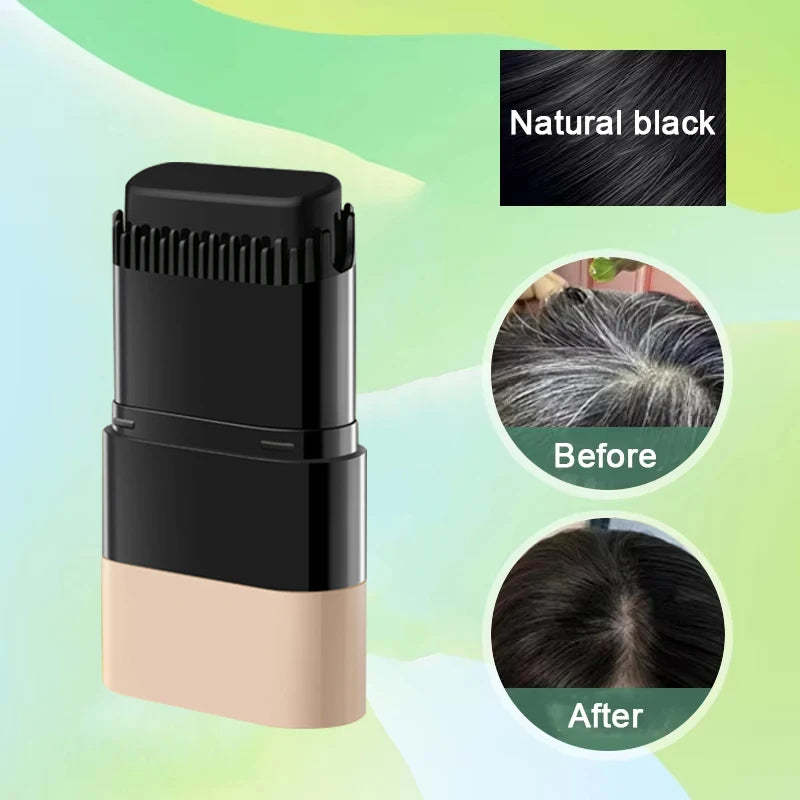 Temporary Hair Stick Long-lasting Fast Cover Easy Apply Beard Dye Zpaxo