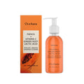 Exfoliating Papaya Cleanser Lotion Cleaning Reduce Facial Dirt Improve Rough Skin Relieve Dullness Brightening Facial Cleanser Zpaxo 100ml boxed