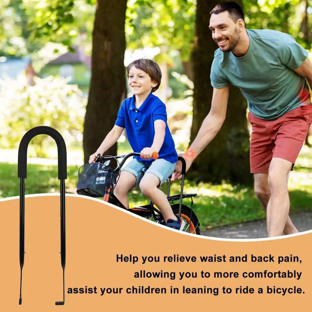 Bike Training Bar Children Cycling Safety Trainer Handle Kids Riding