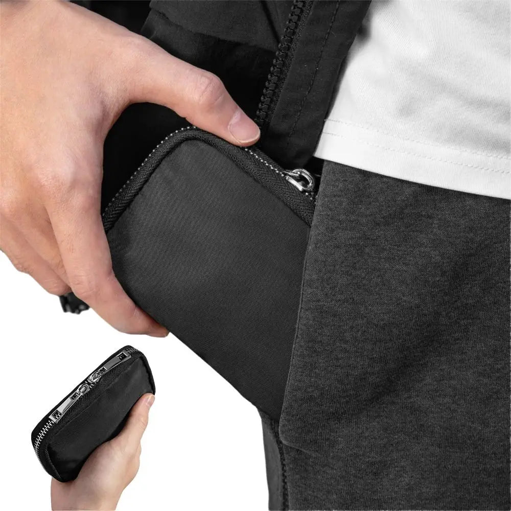 Fashion Key Holder Organizer Pouch Large Capacity Zipper Car Key Wallet Multi-functional Buckle Housekeeper Key Case Home Use Zpaxo