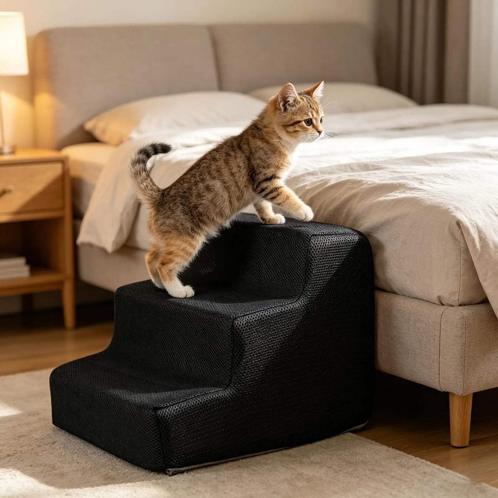 Dog Stairs Washable Puppy Ladder Automotive Cat Steps Pet Parents