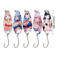 Hard Fishing Lures Spoon Lure Unique Sequins Design Trout Bass Pike