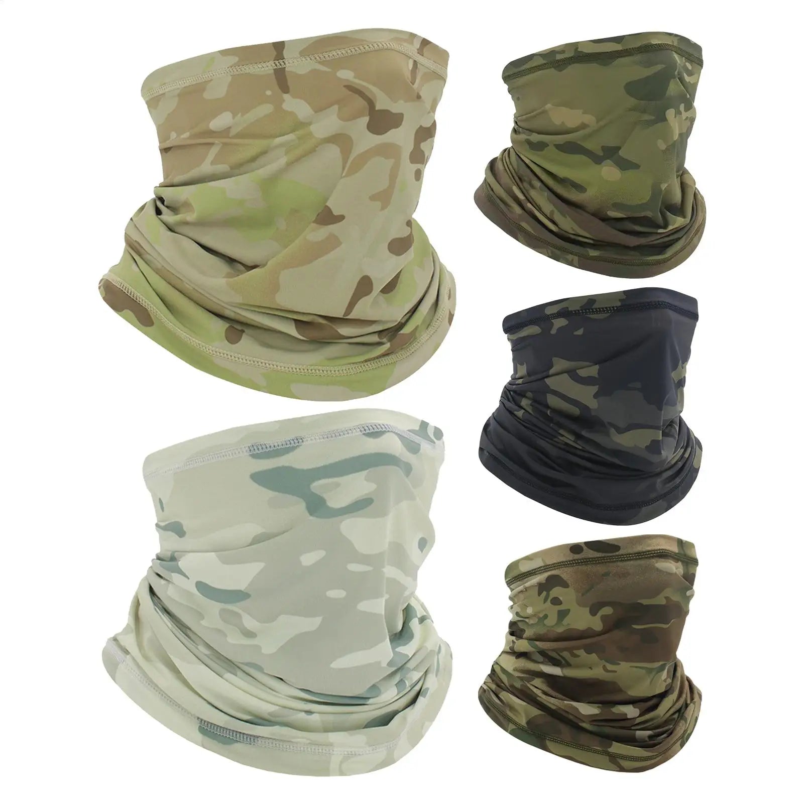 UV Protection Neck Gaiter – Camo Face Bandana for Men UV Neck Gaiter Zpaxo
