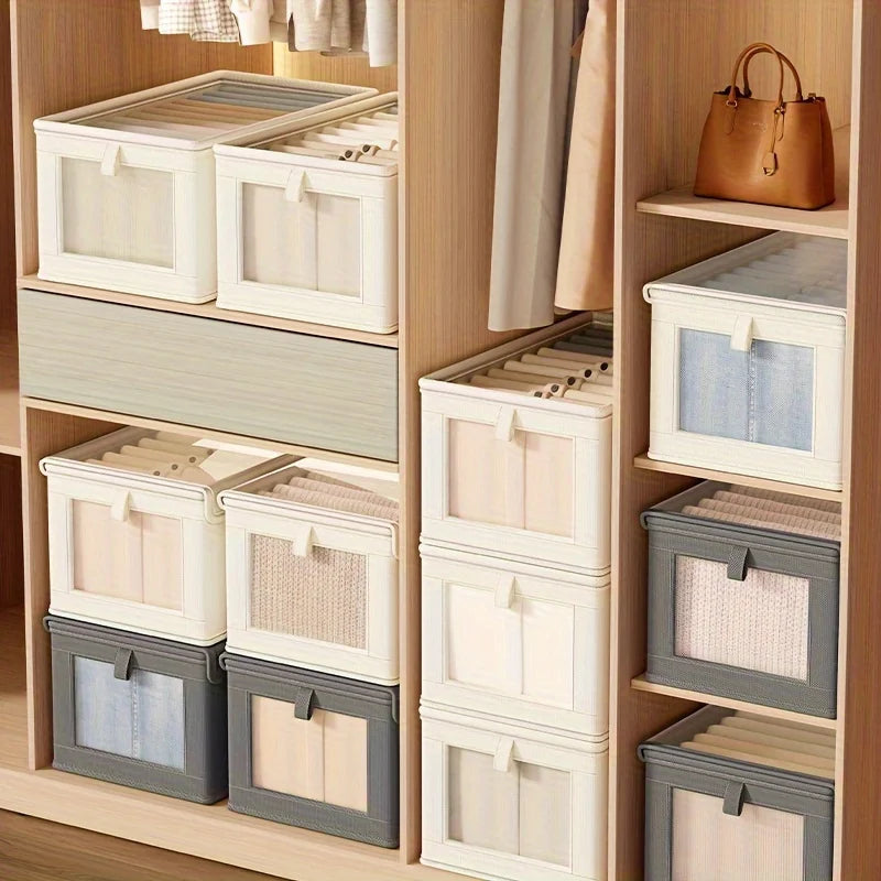 Visible Wardrobe Clothes Storage Organizer Box | Drawer Cabinet Clothes Storage Organizer Zpaxo