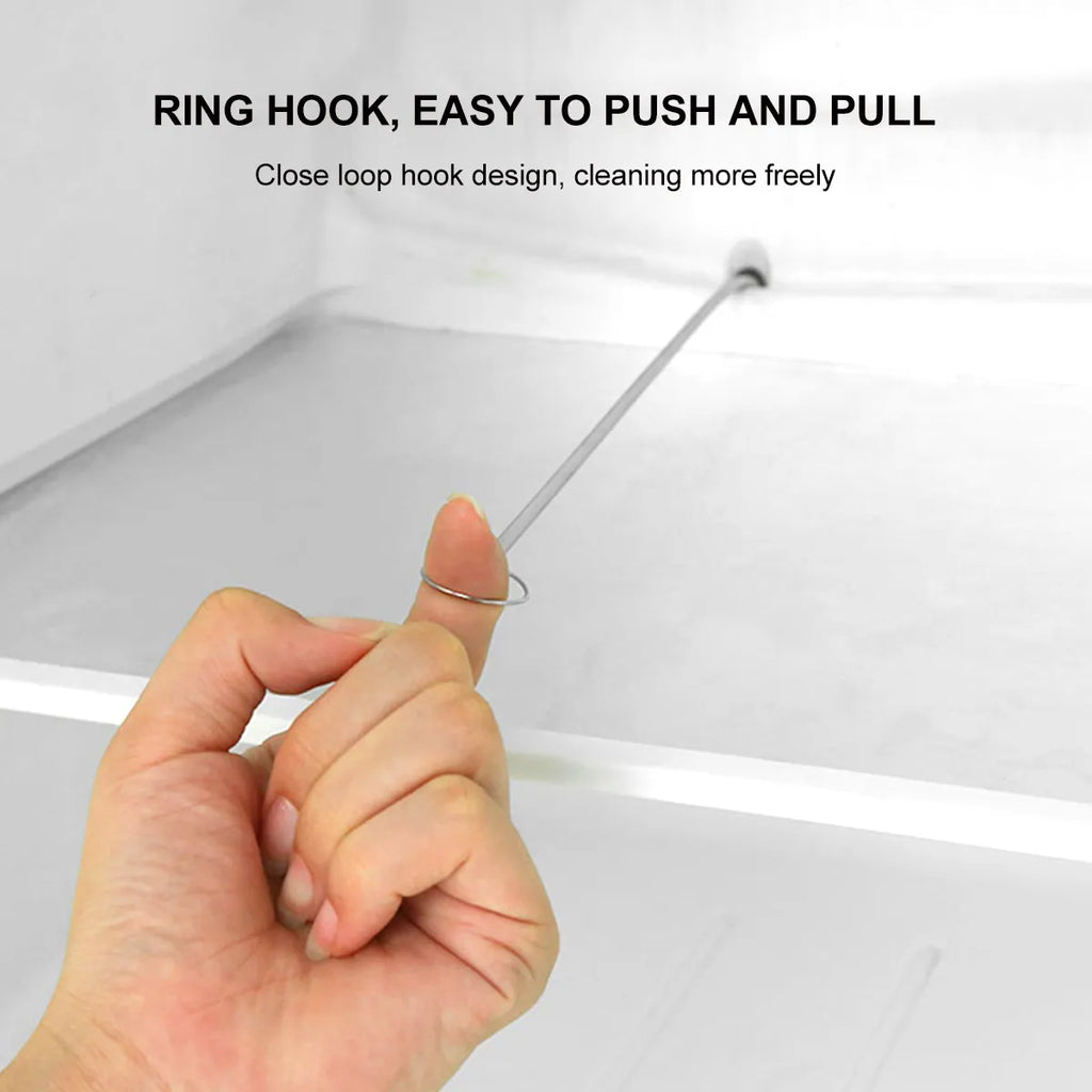 Spring Cleaning Brush Water Pipe Cleaner Stainless Steel Handle