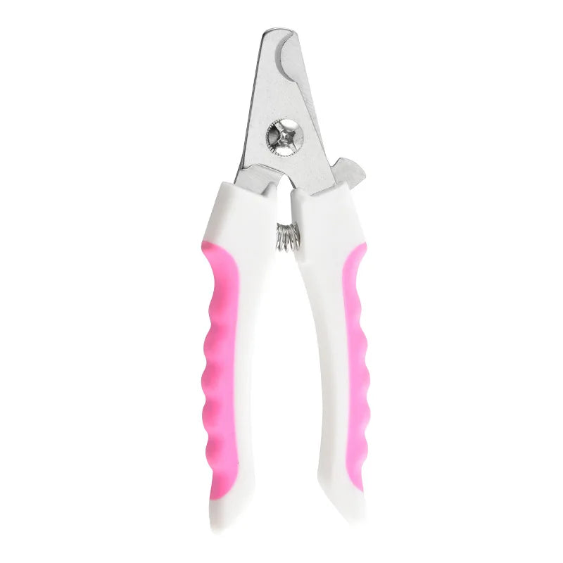 Pet Nail Clipper Safety Stop Guard Professional Trimmer Dogs Cats Zpaxo Pink