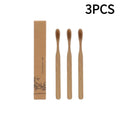 1-10PCS Disposable Toothbrush Soft Bristles Toothbrush Single Wrapped Bamboo Toothbrush Travel Deep Cleaning Oral Care Brush Zpaxo 3PCS
