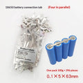 Nickel Plated Steel Strip Set for 18650 Battery Spot Welding Welders Zpaxo 5x63mm