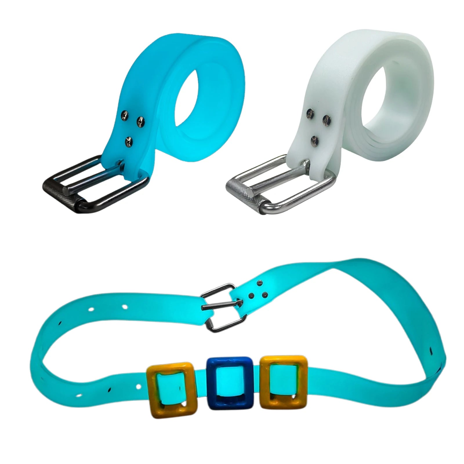 Adjustable Scuba Block Belts Anti-slip Luminous Freediving Weight