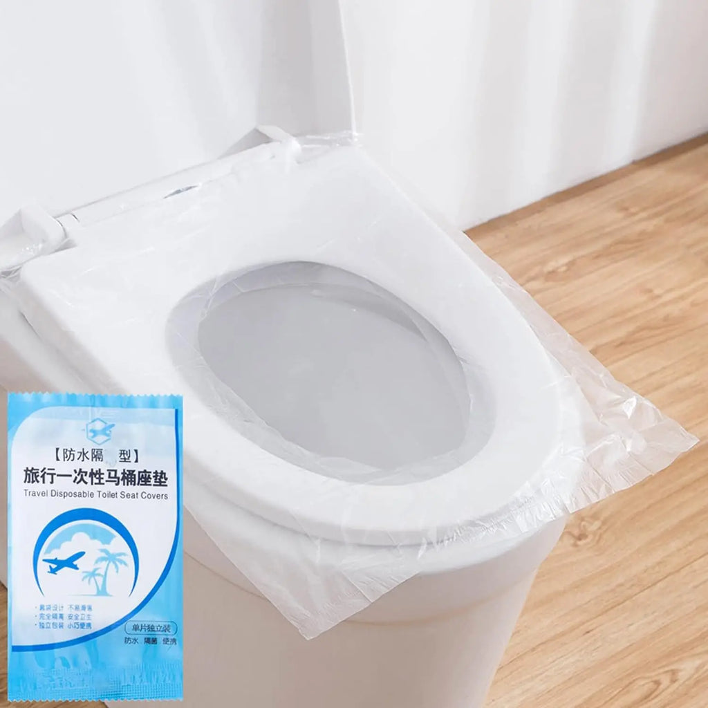 100-Pack Disposable Toilet Seat Covers – Travel & Potty Training