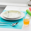 4pcs Refrigerator Pad Non-Slip Waterproof Can Be Cut Fridge Shelf Liner Mat Kitchen Washable Drawer Cabinet Pads Table Placemats Zpaxo 4pcs green 30x45cm