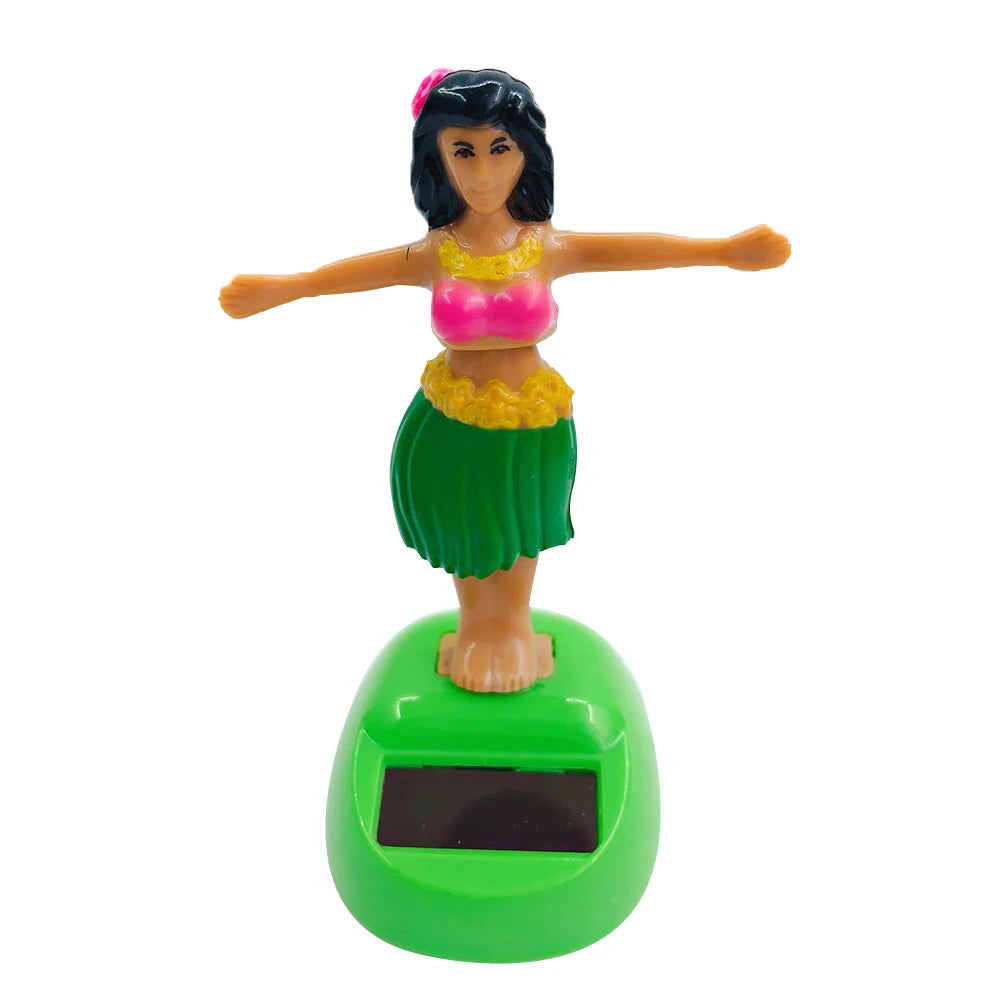 Solar Powered Dancing Toys Solar Powered Little Girl Dancer Toy Car Dashboard Decor Solar Powered Portable Solar Car Ornament Zpaxo Red China Mainland
