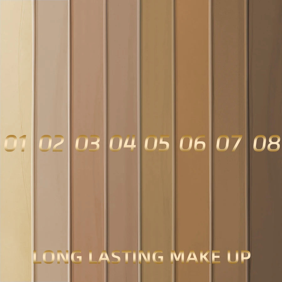 8 Face Foundation Cream Oil-control Waterproof Natural BB Lasting