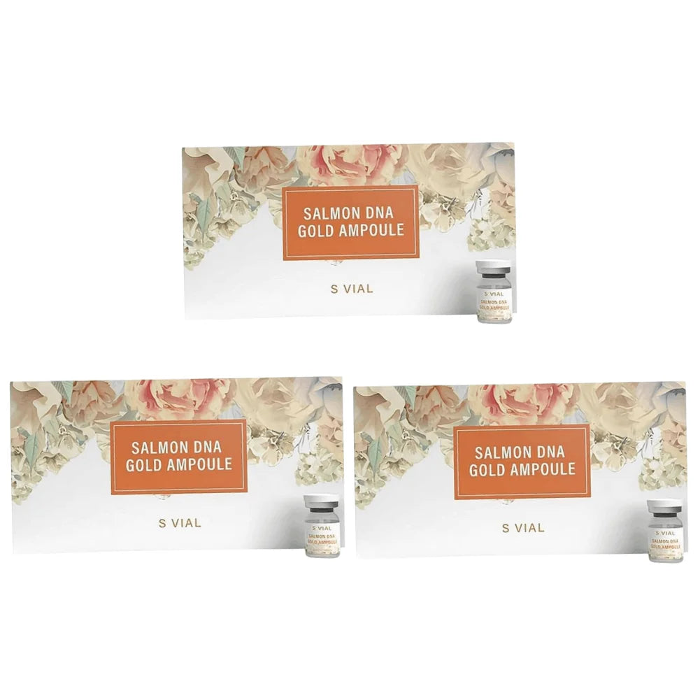 Salmon DNA Gold Ampoule Serum Kit – Brightening & Moisturizing Facial Ampoule Serum Zpaxo C