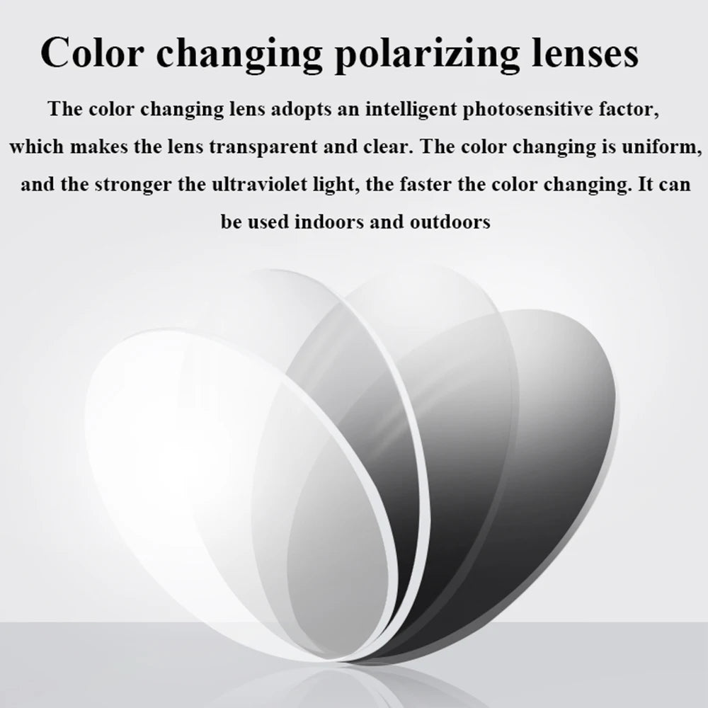 Photochromic Sunglasses Men Polarized Driving Chameleon Glasses Male Zpaxo