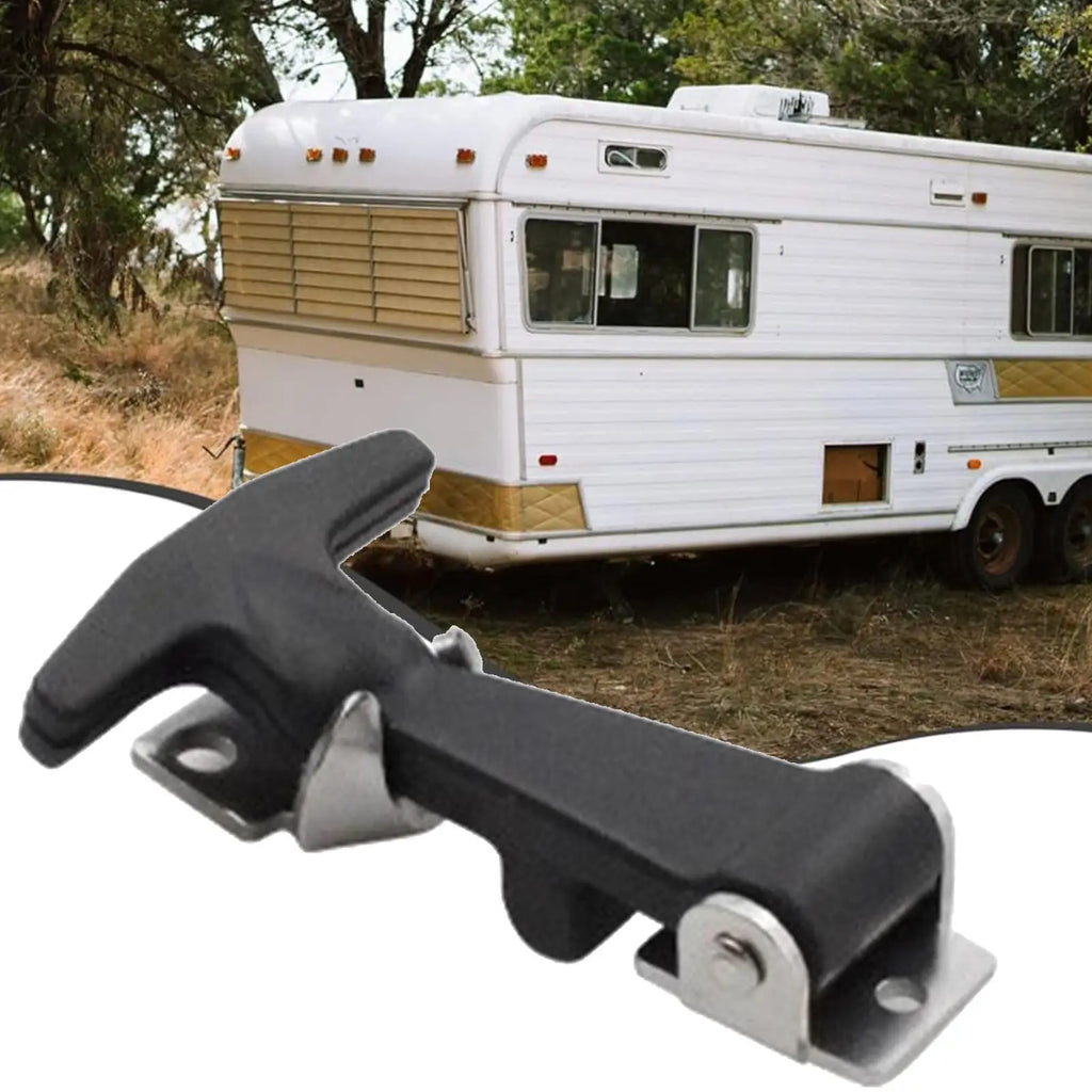 Rubber T Handle Latches Elastic Stainless Steel Hood Catch Flexible