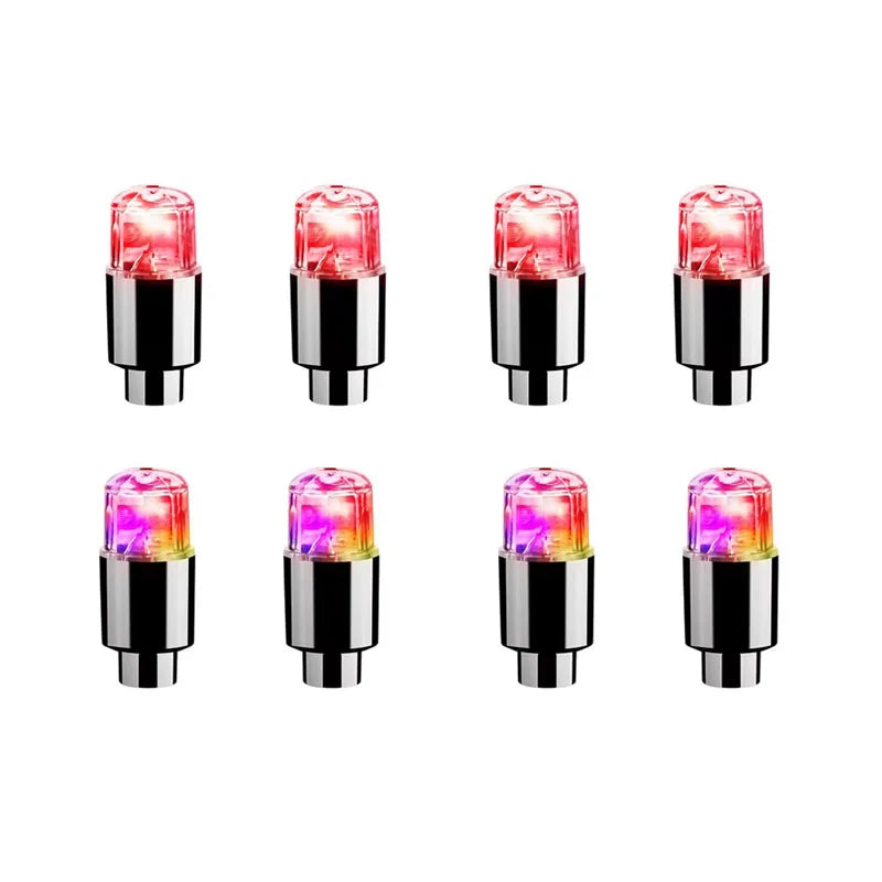 LED Tire Valve Stem Lights – Colorful Flashing Wheel Cap Bulbs