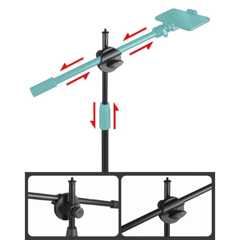 Overhead Tripod Phone Smartphone Articulated Arm Table Stand Mobile