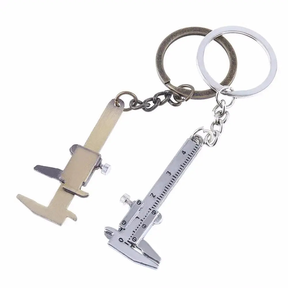 Ruler Scale Keychain Car 0- Gadget Mini Vernier Caliper Measuring Zpaxo