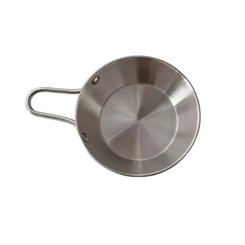 Korean Stainless Steel Mesh Spice Dip Bowl with Handle – 12cm Dipping Bowl Zpaxo
