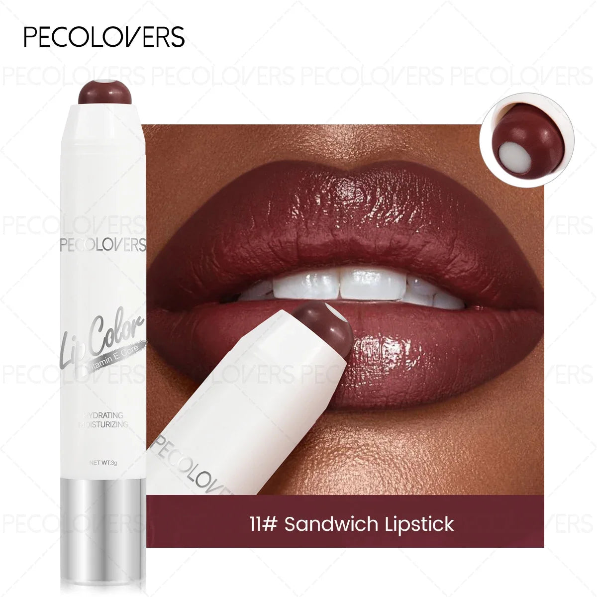 Nude Sandwich Jelly Solid Lipstick Women Long Lasting Moisturizing Non Fading Solid Lip Gloss Waterproof Lip Balm Makeup Zpaxo 11