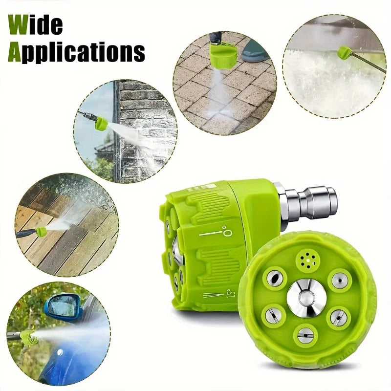 5-in-1 High-pressure Cleaning Machine Nozzle Universal Quick Connect Zpaxo
