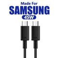 5A 45W PD USB-C Fast Charger Samsung S22 S23 S24 Note 20 A14 A15 A25