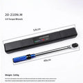 5-210Nm Torque Wrench 1/4" 3/8" 1/2" Drive – Swivel Head