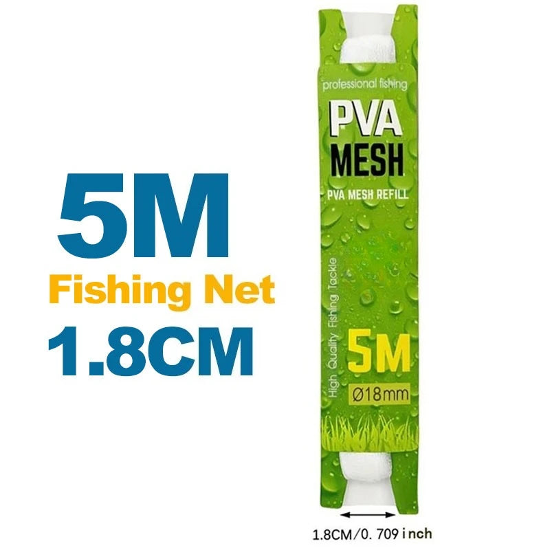 5M Water-Soluble Mesh Carp Fishing Feeder Nest 18–44MM