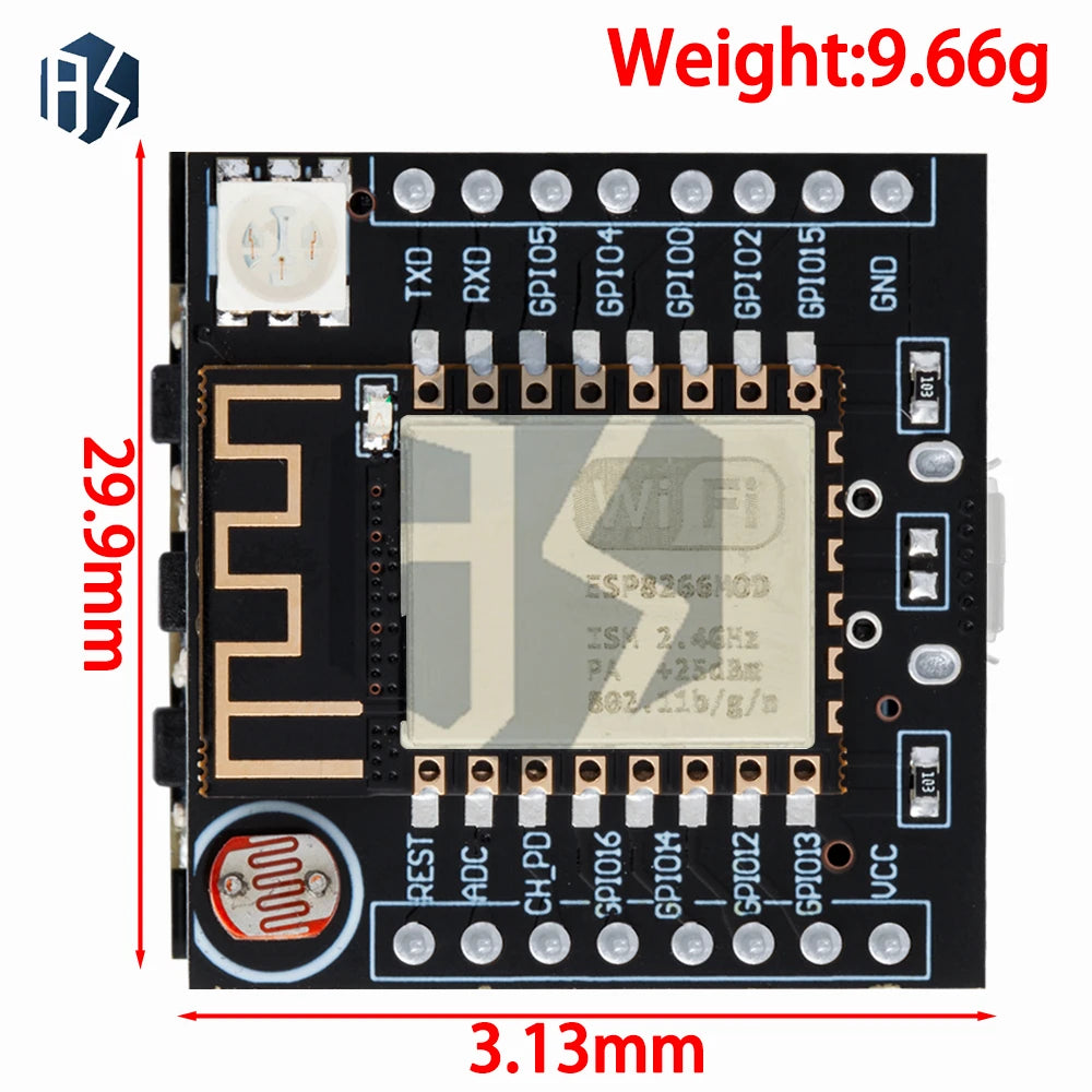 ESP8266 ESP-12F CH340 WiFi Module NodeMCU Compatible for Arduino Development Board Zpaxo