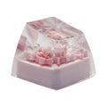 652F Semitransparent 3D Blossomy Rosin Keycaps Mechanical Keyboards Zpaxo Light pink CN