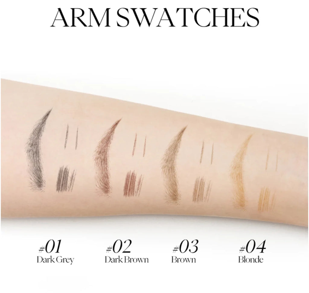 JOOCYEE Double Headed Brow Pencil Dual-head Design Wild Natural Zpaxo