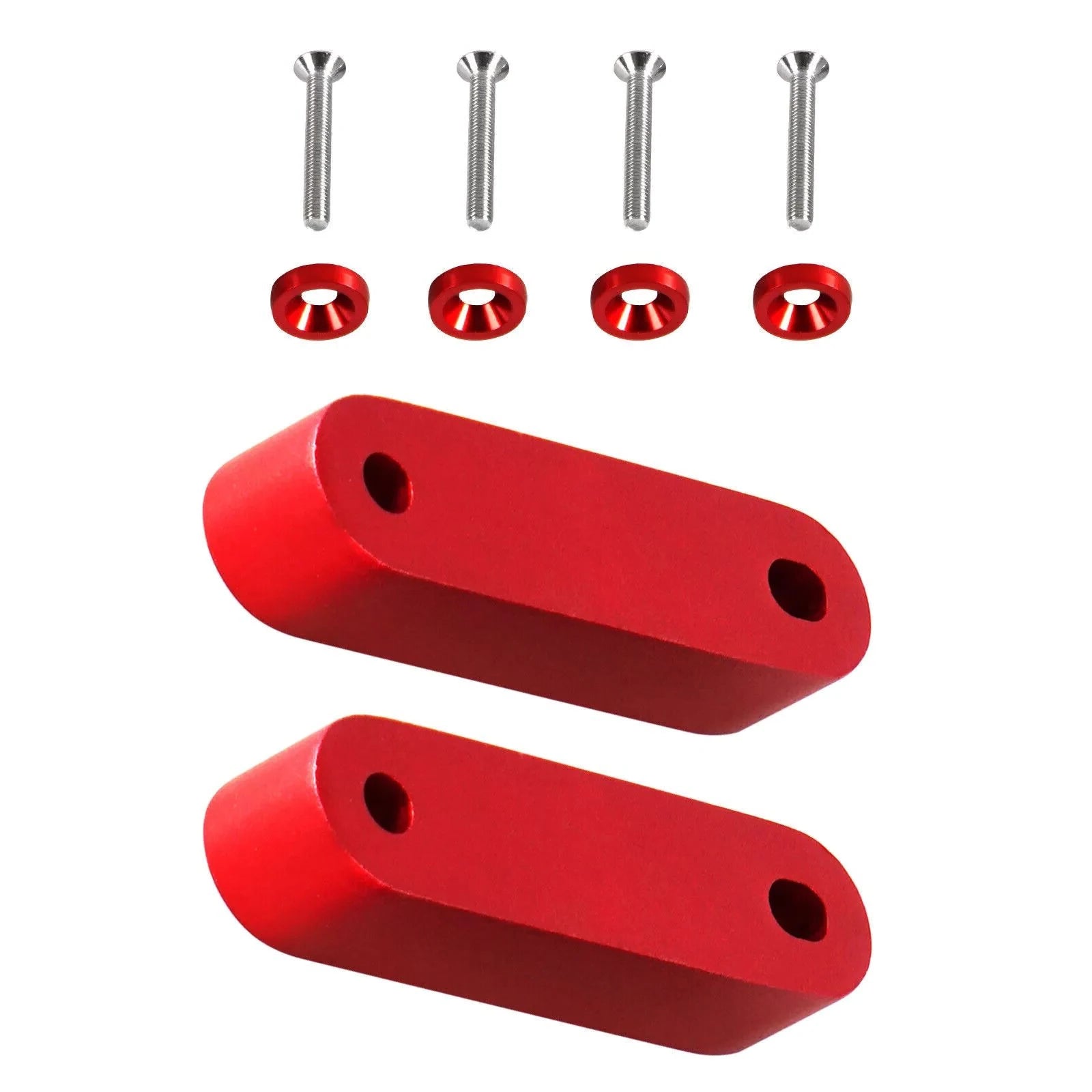 Car Billet Aluminum Racing Hood Vent Spacer Risers Fender Washer