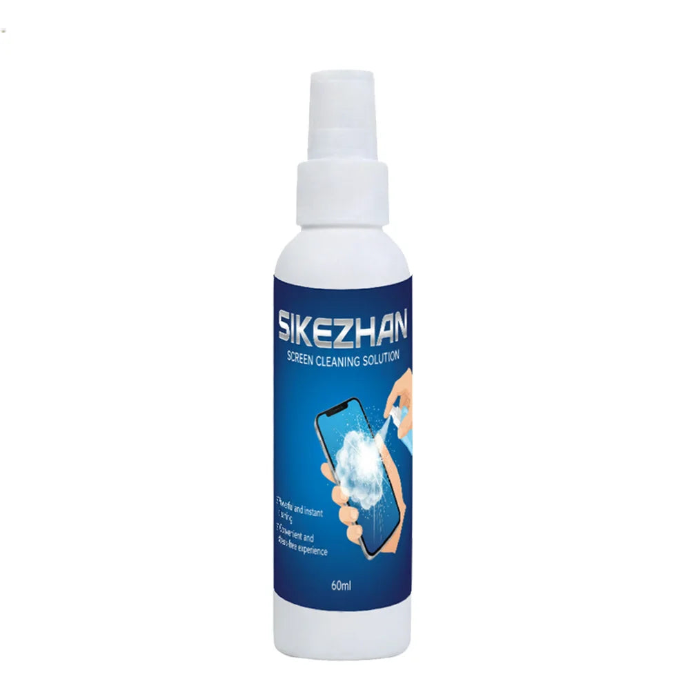 60ml Screen Cleaner Set, 6-in-1 Professional Tool, Suitable for All Screens, Quick Drying Without Marks, Safe and Efficient Zpaxo 1pc screen cleaner