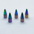 4-Pack Aluminum Colorful Tire Valve Stem Caps – Car, Bike & Moto